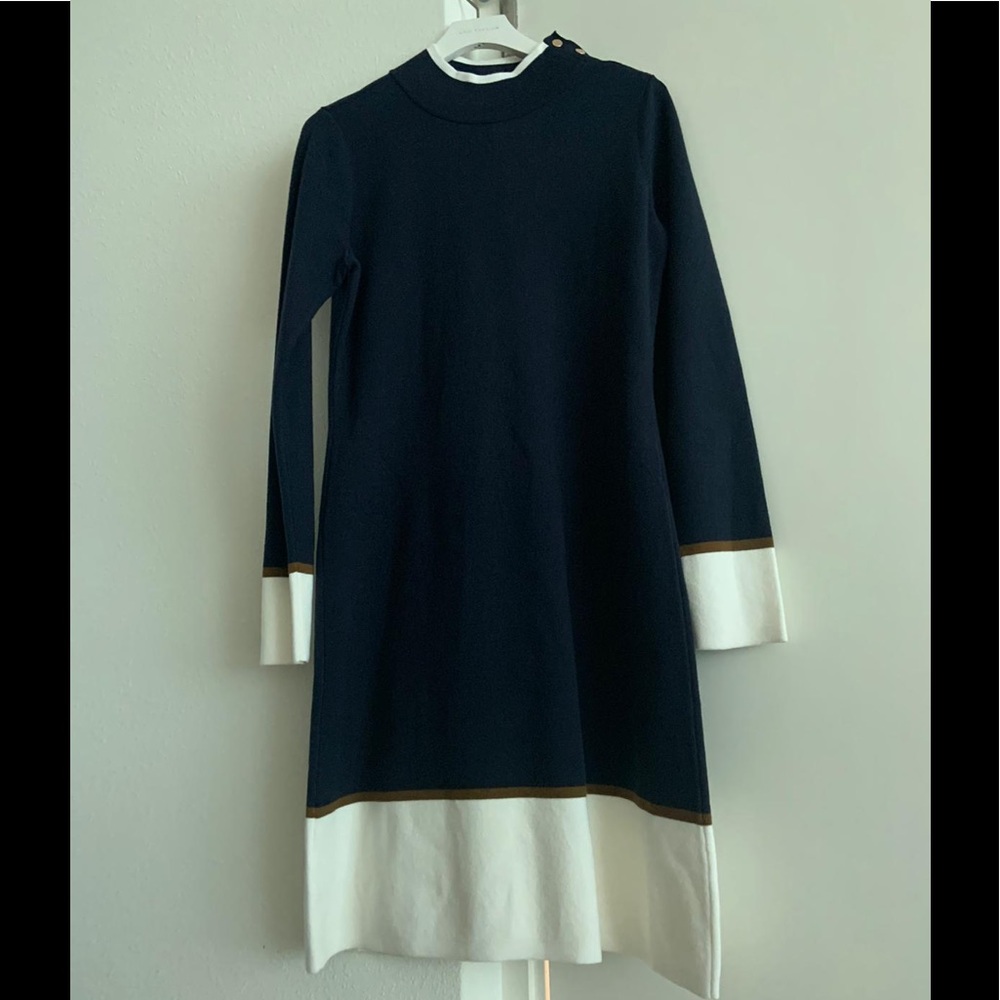 Ann Taylor Colorblock Sweater Dress - Picture 5 of 7